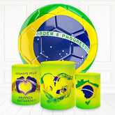 Fußball Und Natur Runden Geburtstag Hintergrund Bausatz Für Junge